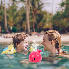 Whale Bath Toy Sprinkler for Kids, Induction Light Up Bathtub Toys