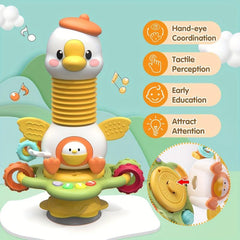Desktop Baby Cartoon Suction Cups Feeding Dental Glue Toy