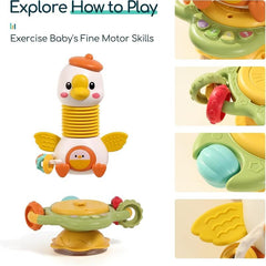 Desktop Baby Cartoon Suction Cups Feeding Dental Glue Toy