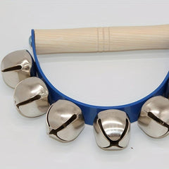 Leather Strip Rattle Grip Bell Musical Instrument