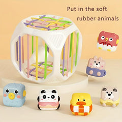 Cute Animal Squeeze Toys for Children - Baby Bath Soft Rubber Kneading Toys