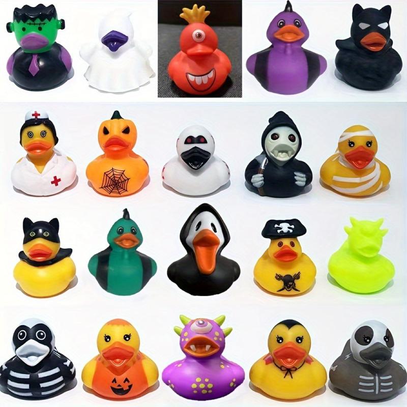 Halloween Rubber Ducks Bath Toys for Kids - Party Favors & Goodie Bag Fillers