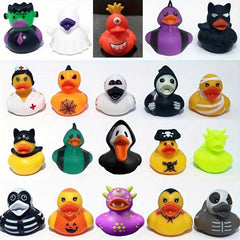 Halloween Rubber Ducks Bath Toys for Kids - Party Favors & Goodie Bag Fillers