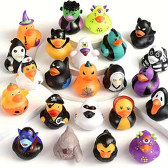 Halloween Rubber Ducks Bath Toys for Kids - Party Favors & Goodie Bag Fillers