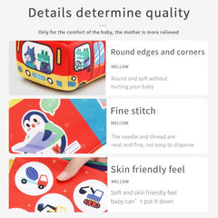 Baby Puzzle Toy Tissue Box for 0-1 Year Olds