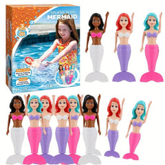 4pcs Mermaid Water Pool Toy Diving Set