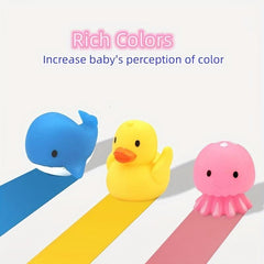 Sea Lion Fishing Toy Set with Water Spray Pinch Toy for Kids
