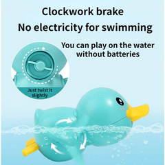 Baby Duck Bath Toy Wind Up Swimming Duck