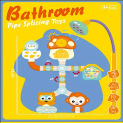 Water Pipeline Combo for Kids Bath & Play | Pipe, Wheel, Music, Fun