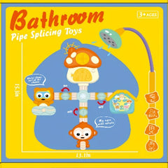 Water Pipeline Combo for Kids Bath & Play | Pipe, Wheel, Music, Fun