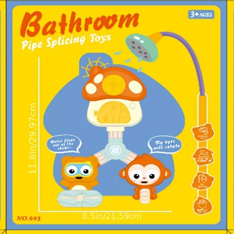 Water Pipeline Combo for Kids Bath & Play | Pipe, Wheel, Music, Fun