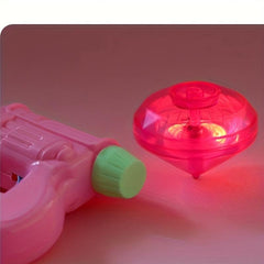 Flash Gyroscope Gun Glow Handgun Gyroscope Small Toy Award Gift