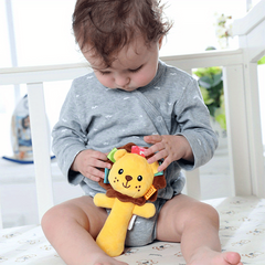 Soft Plush Baby Rattle Sticks Elephant Lion 0-3 Years