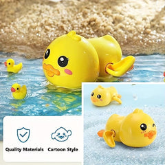 4 Pack Baby Bath Toys, Non-Toxic ABS Material, Fun and Creative Design