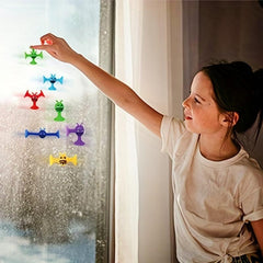 Animal Shape Sensory Suction Cup Toy Set for Kids Bath - 40 Pcs