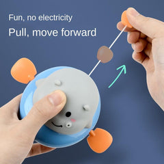 Children's Chain up Bath Toys Baby Bathroom Swimming Pull Animals