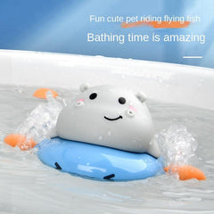 Children's Chain up Bath Toys Baby Bathroom Swimming Pull Animals