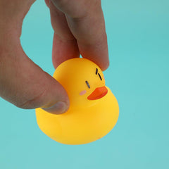 6pcs Squeeze Sounding Duck Baby Bath Toy