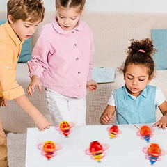 20Pcs Light Up Spinning Tops LED Flashing Gyroscope Toys Party Favors