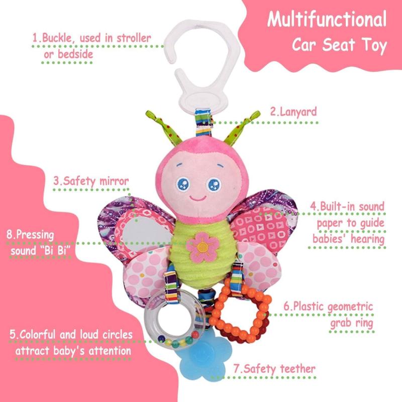 Car Seat Toys Baby Rattles for Stroller