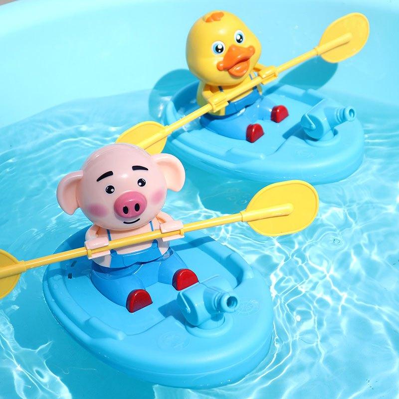 Duck Boating Baby Bath Toy Panda Children Tub Water Boys Girls