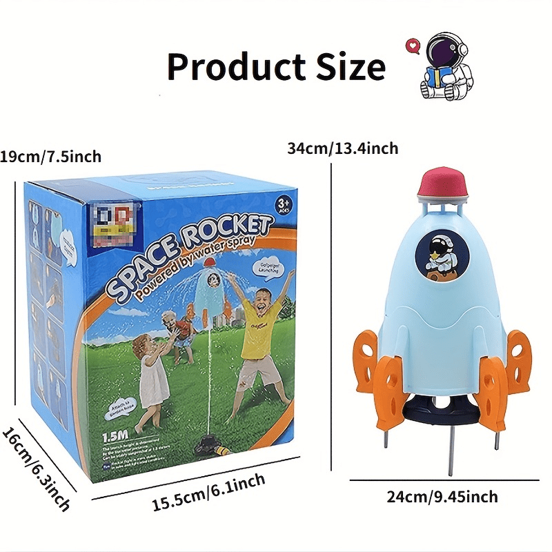 Summer Pool Party Water Toy Rocket Space Exploration
