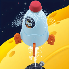 Summer Pool Party Water Toy Rocket Space Exploration