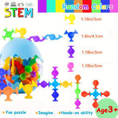 32 Pc Suction Toys Sensory Autistic Children Bath Toy Montessori Silicone Sucker
