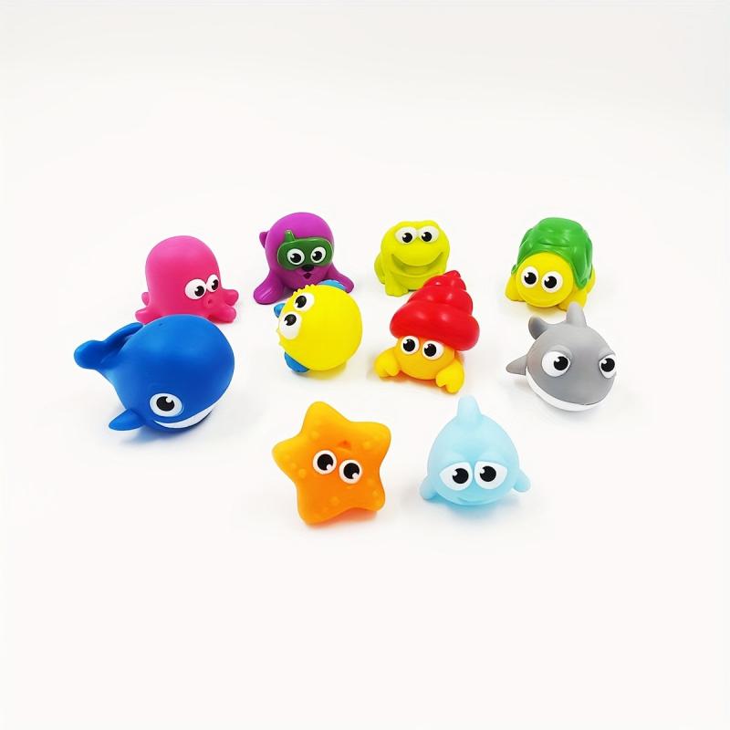 Water Absorbing Rubber Spray Toys for Bath Time