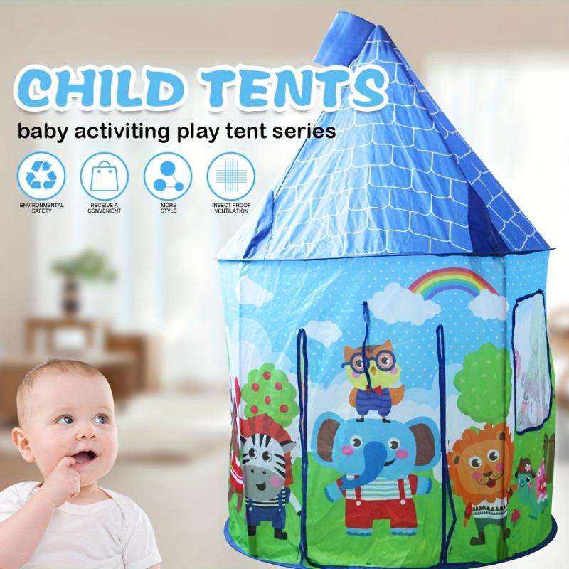 Indoor Children's Folding Tent Animal Models Yurt Activity House