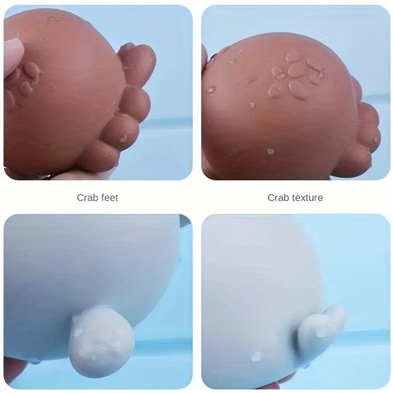 Rubber Animal Stacking Bath Toy with Music and Water Spray