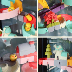 Baby Bath Track Play Toy Set DIY Assembled Water Toys