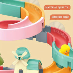 Baby Bath Track Play Toy Set DIY Assembled Water Toys