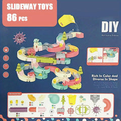 Baby Bath Track Play Toy Set DIY Assembled Water Toys