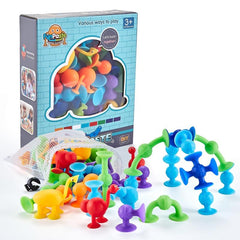Sensory Silicone Building Blocks Set for Kids 4-7 Years
