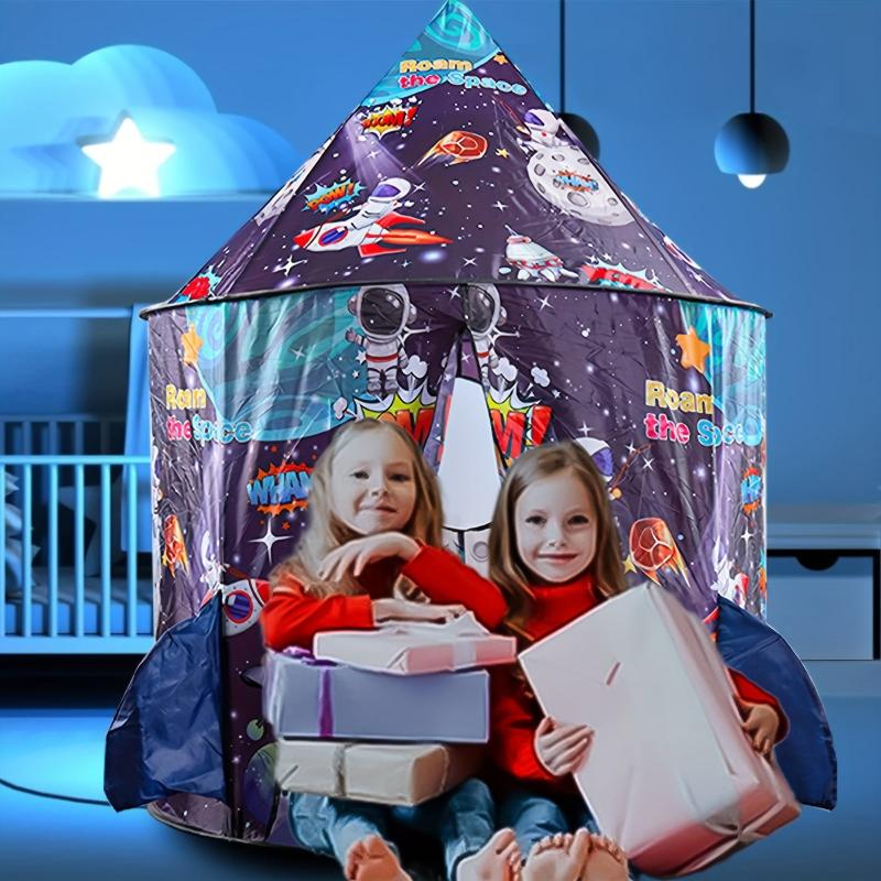 Kids Space Theme Tent Play House Indoor Outdoor Foldable Portable