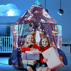 Kids Space Theme Tent Play House Indoor Outdoor Foldable Portable