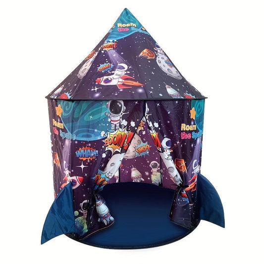 Kids Space Theme Tent Play House Indoor Outdoor Foldable Portable