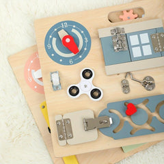 Montessori Busy Board for Infants and Children