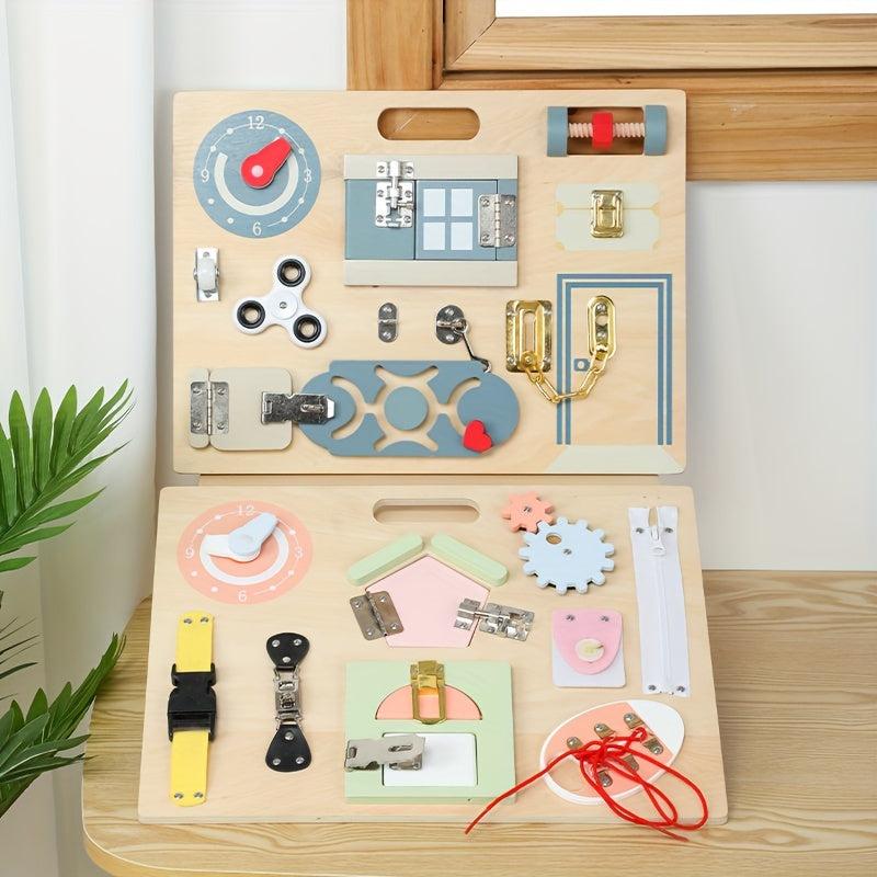 Montessori Busy Board for Infants and Children