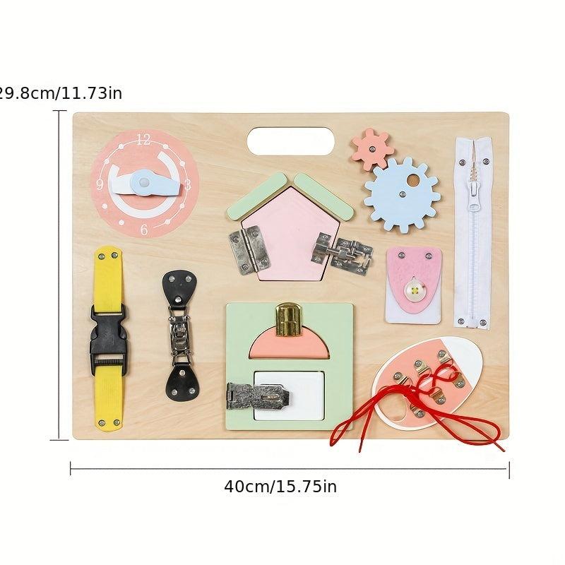 Montessori Busy Board for Infants and Children