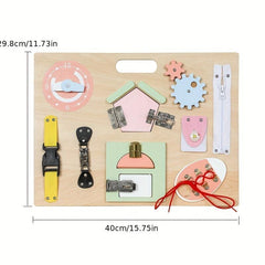 Montessori Busy Board for Infants and Children