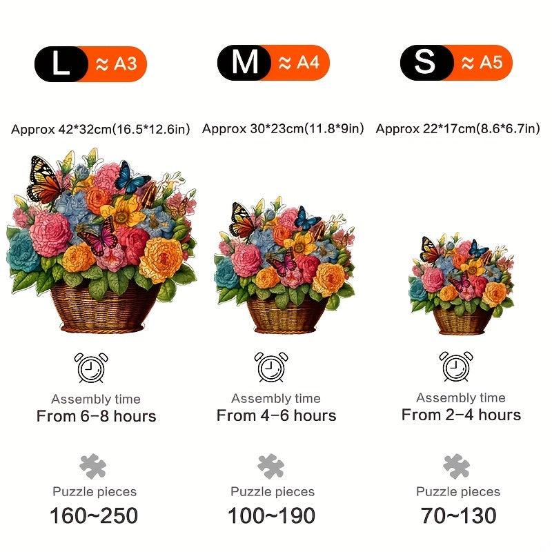 Animal Shape Brain Teaser Wood Puzzle for Kids