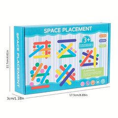 Rainbow Stick Puzzle Montessori Teaching Aids for Kids