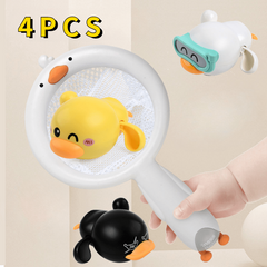 Bath Toys for Kids - Duck and Turtle Bath Playset