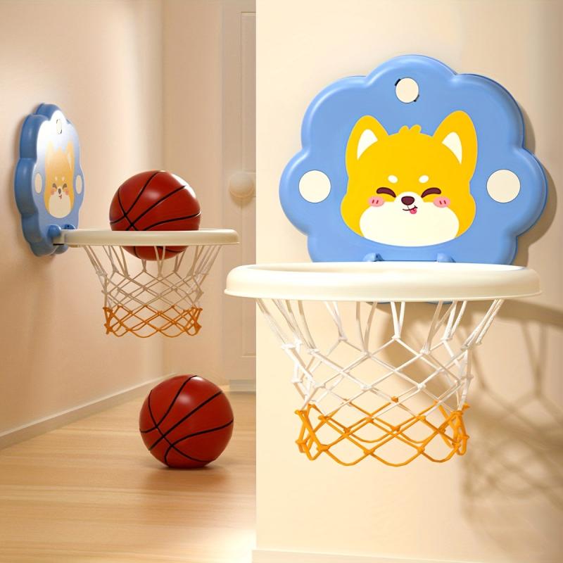 Kids Indoor Basketball Stand For Door Room - Mini Basketball Toy
