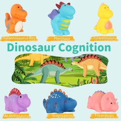 Dino Sorting & Stacking Toys for Toddlers & Babies