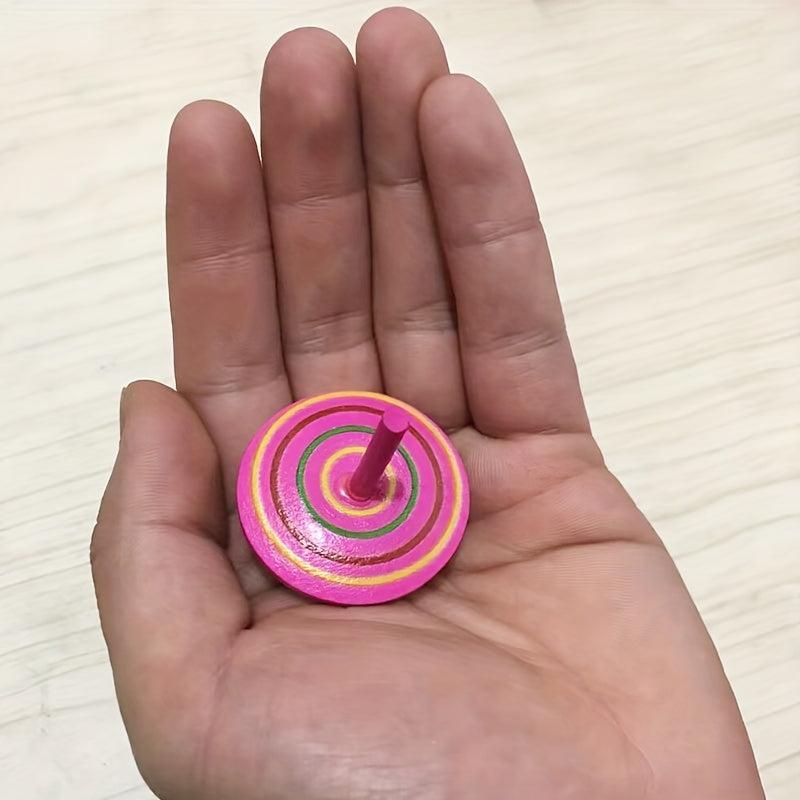 Wooden Hand Gyroscope Children's Creative Toys