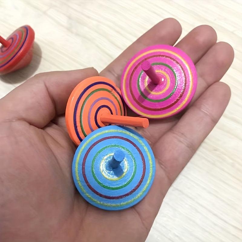 Wooden Hand Gyroscope Children's Creative Toys