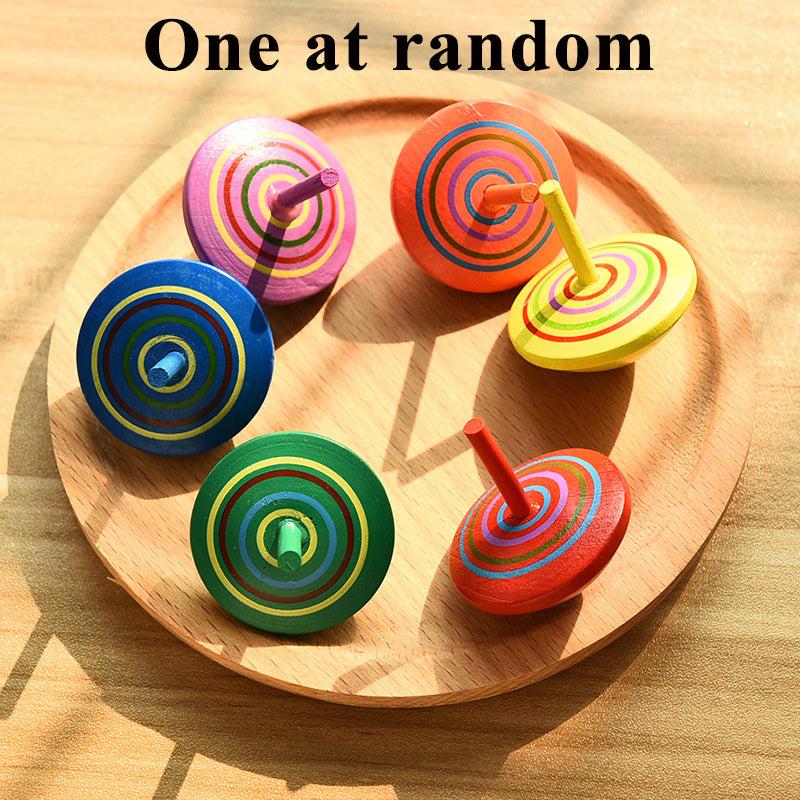 Wooden Hand Gyroscope Children's Creative Toys